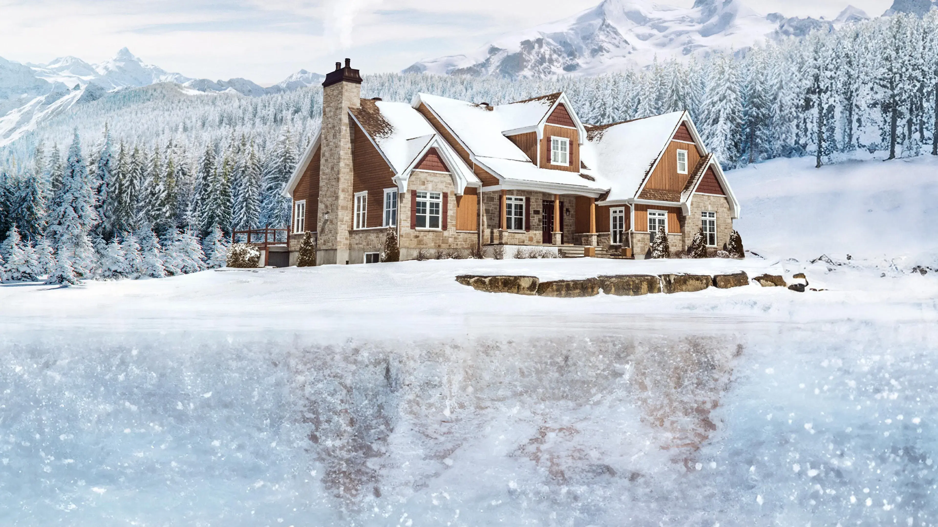 Construções no Alasca