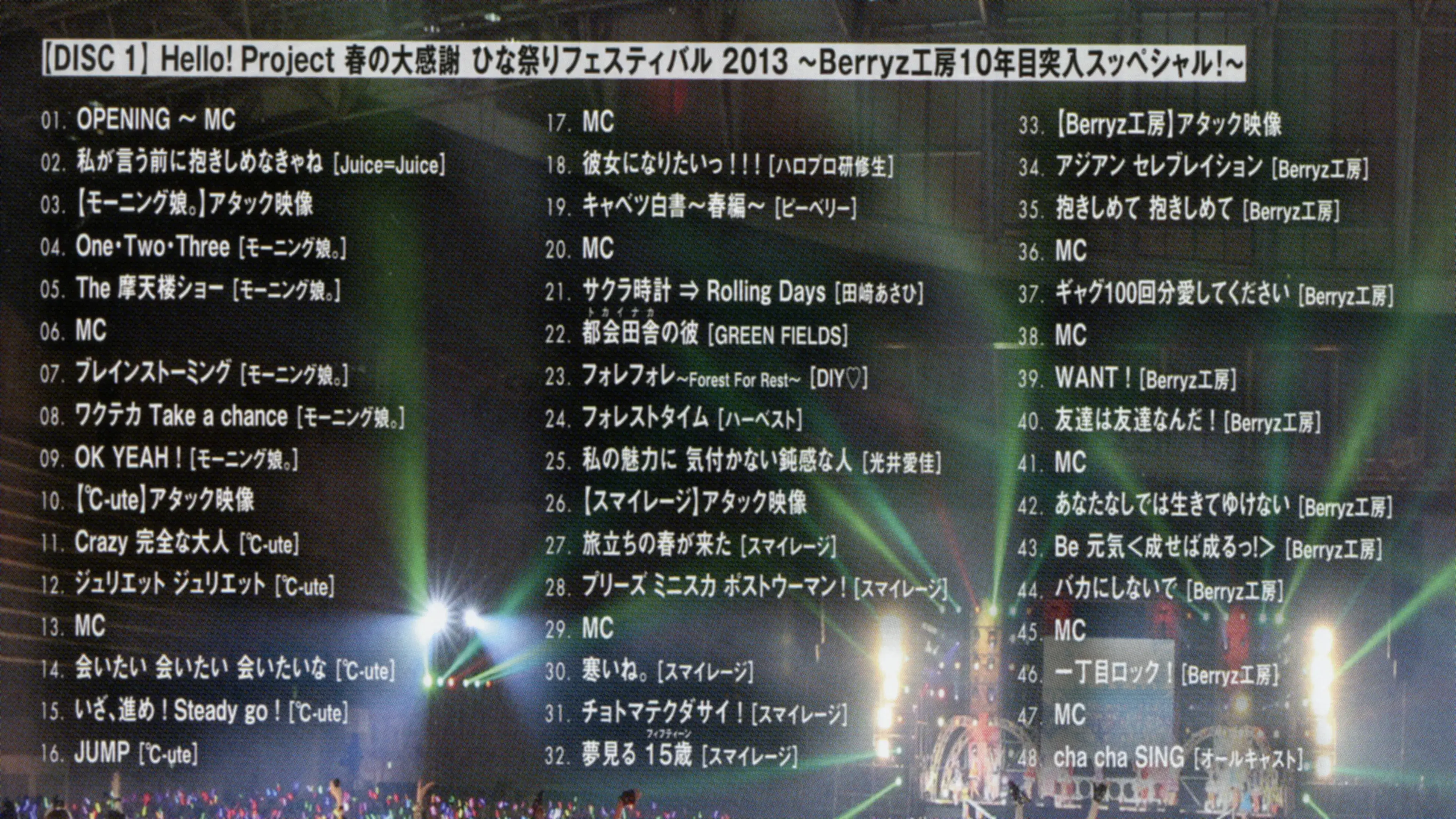 Hello! Project 2013 Spring 春の大感謝 ひな祭りフェスティバル 2013 ~Berryz工房10年目突入スッペシャル!~
