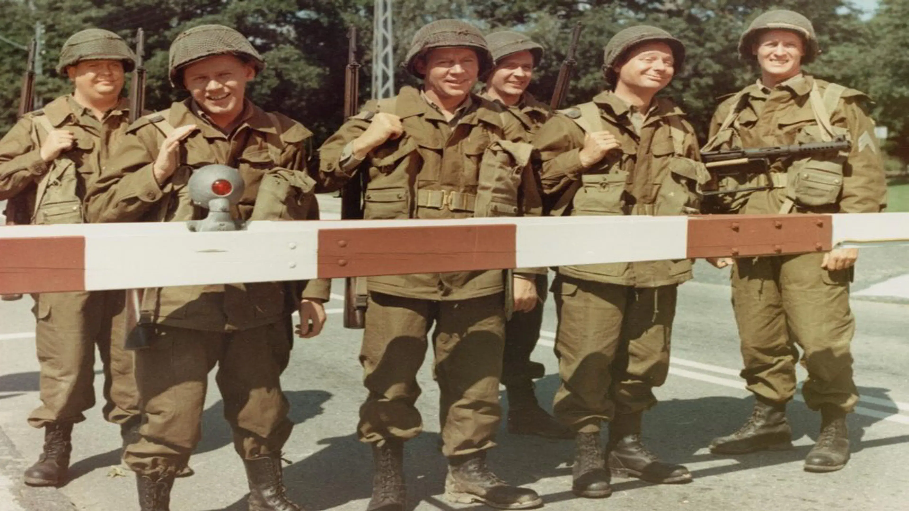 Soldaterkammerater på sjov