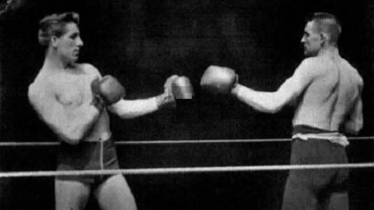 Corbett e Courtney Antes do Cinetógrafo