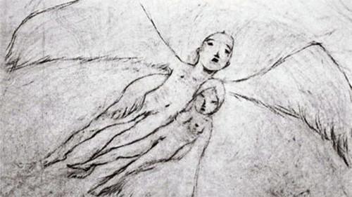 A Feather Stare at the Dark