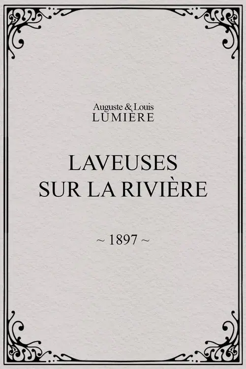 Laveuses sur la rivière