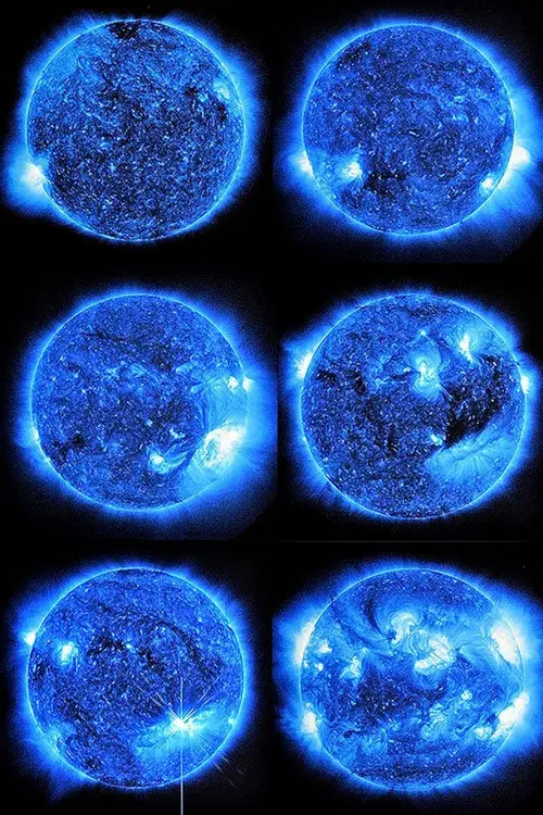 Watching the Sun at Midnight SDO/NASA (Blue)