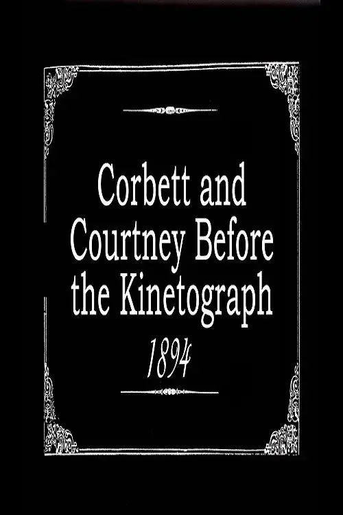Corbett e Courtney Antes do Cinetógrafo