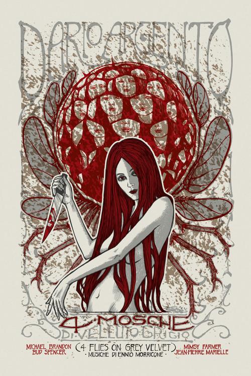 Quatro Moscas Sobre Veludo Cinza