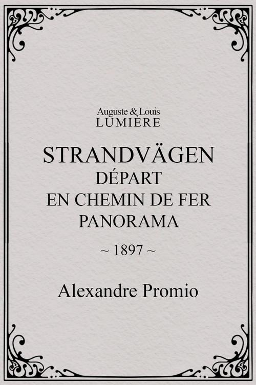 Saltsjöbaden : départ en chemin de fer, panorama