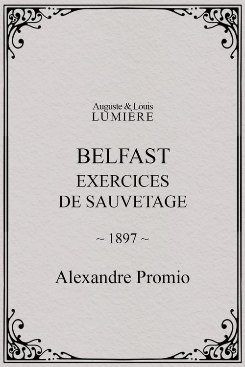 Belfast, exercices de sauvetage