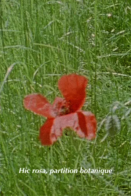 Hic rosa, partition botanique