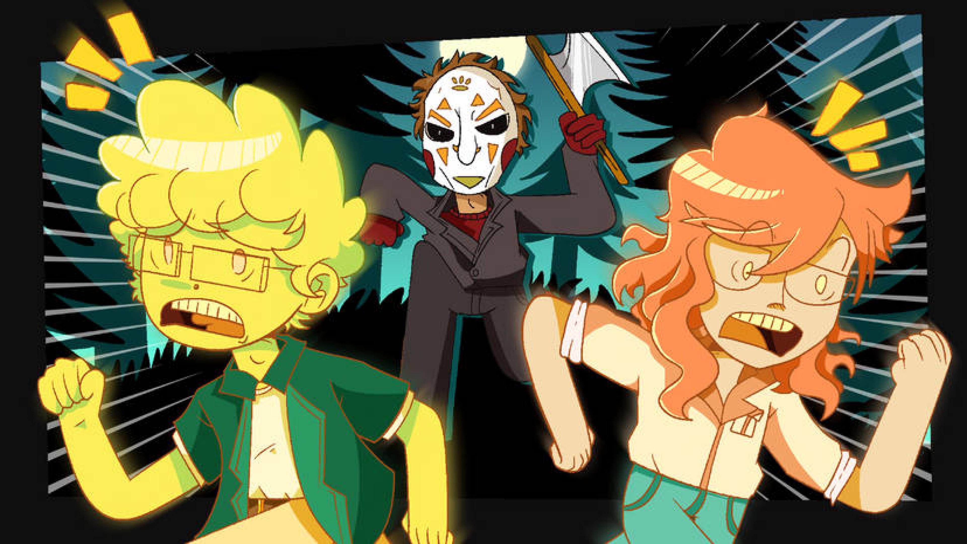 We were chased in the forest!